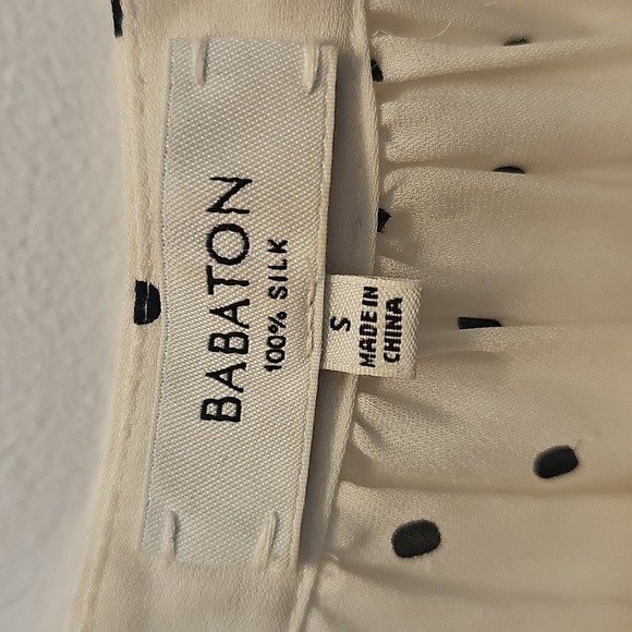 Babaton White Polka Dot Mini Dress - Picture 2 of 3